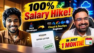 Java Backend Developer to Cloud & DevOps Engineer 100% Salary Hike | Offer Letter Received