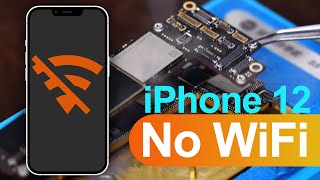 iPhone 12 WiFi Not Working No WiFi  Motherboard Repair Course