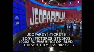 Jeopardy Ticket Plug, 1996