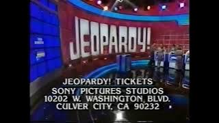 Jeopardy! ticket plug, 1996