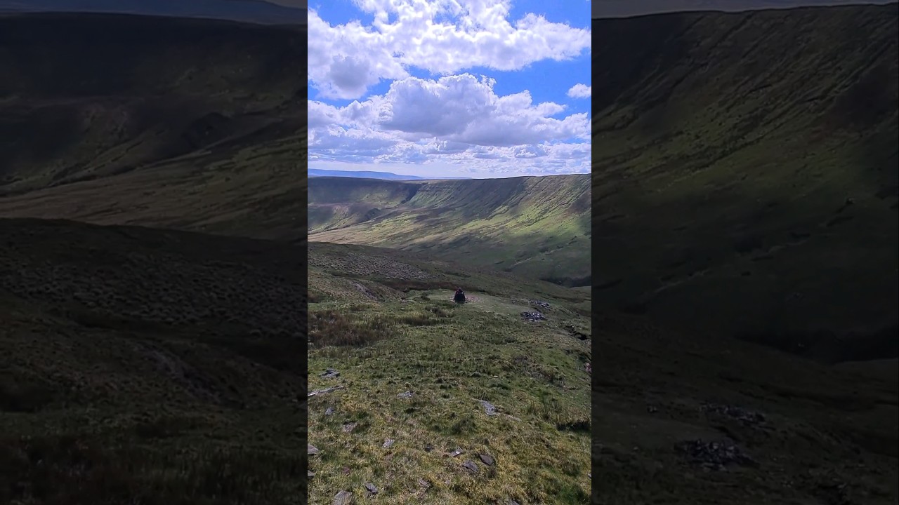 Blaen y Glyn Crash Site Memorial Canadian Aircraft 1942 Brecon Beacons National Park
