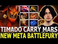 TIMADO [Mars] | New Meta Battlefury Build | Spam Shield Smash | Dota 2 | Pro Gameplay | Highlights