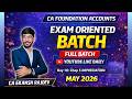 CA Foundation Accounts LIVE 🔴 | Exam-Oriented Batch | Day 18 | Depreciation Ch 5 | May 2026