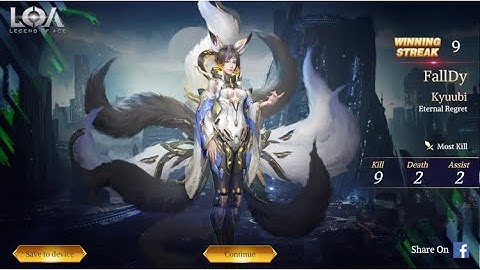 NEW HERO - Kyuubi - Legend of Ace | #LOA (iOS/Android)