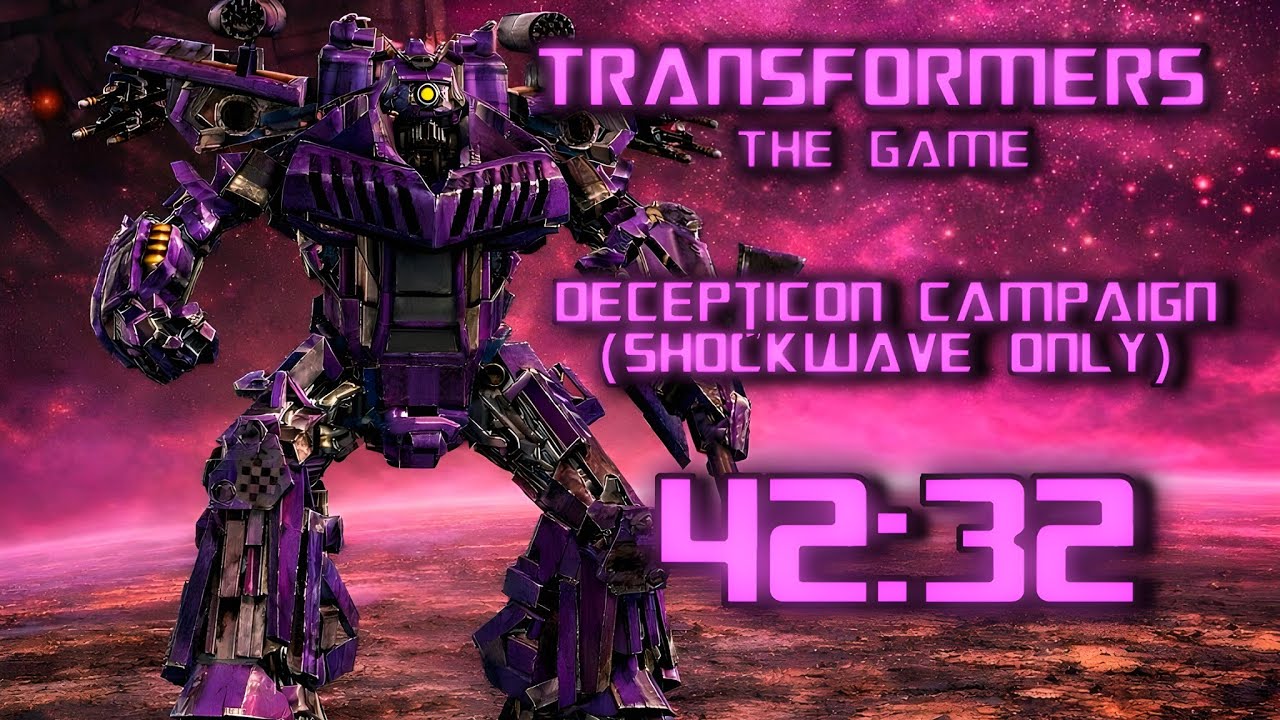 Transformers The Game Speedrun - Shockwave Only - 42:32