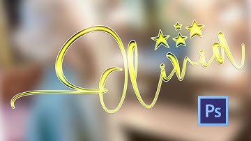 New colour bevel glass font editing || pstouch