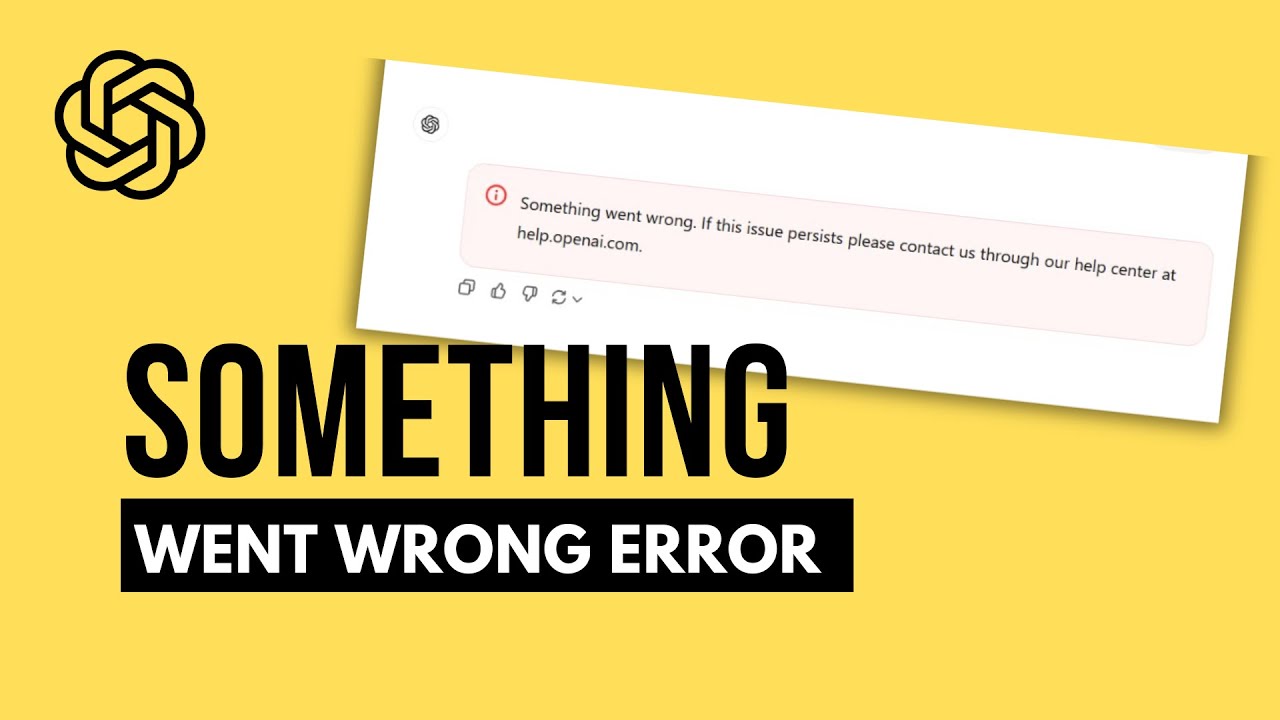Ошибка ChatGPT "Что-то пошло не так"? Вот БЫСТРОЕ решение! (2026)
