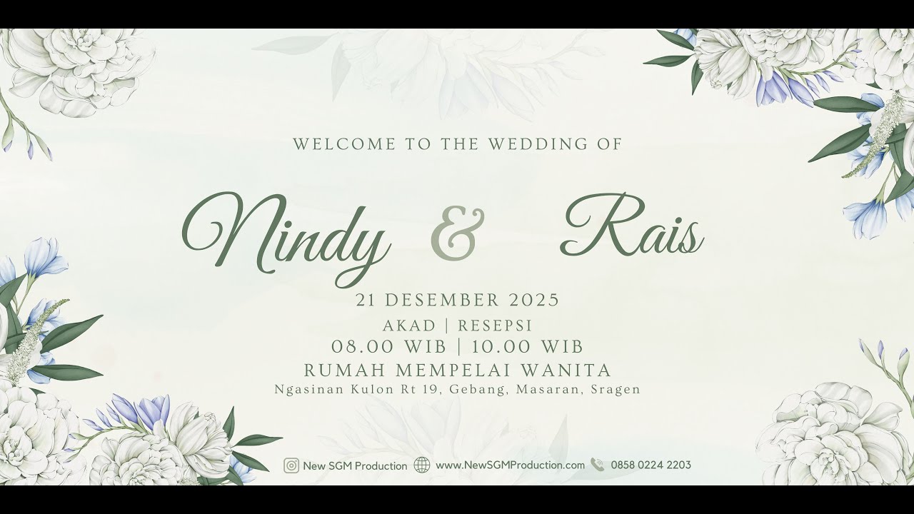 Live - Wedding Nindy & Rais - IVORY Musik - New SGM Audio - New SGM Productionn FullHD