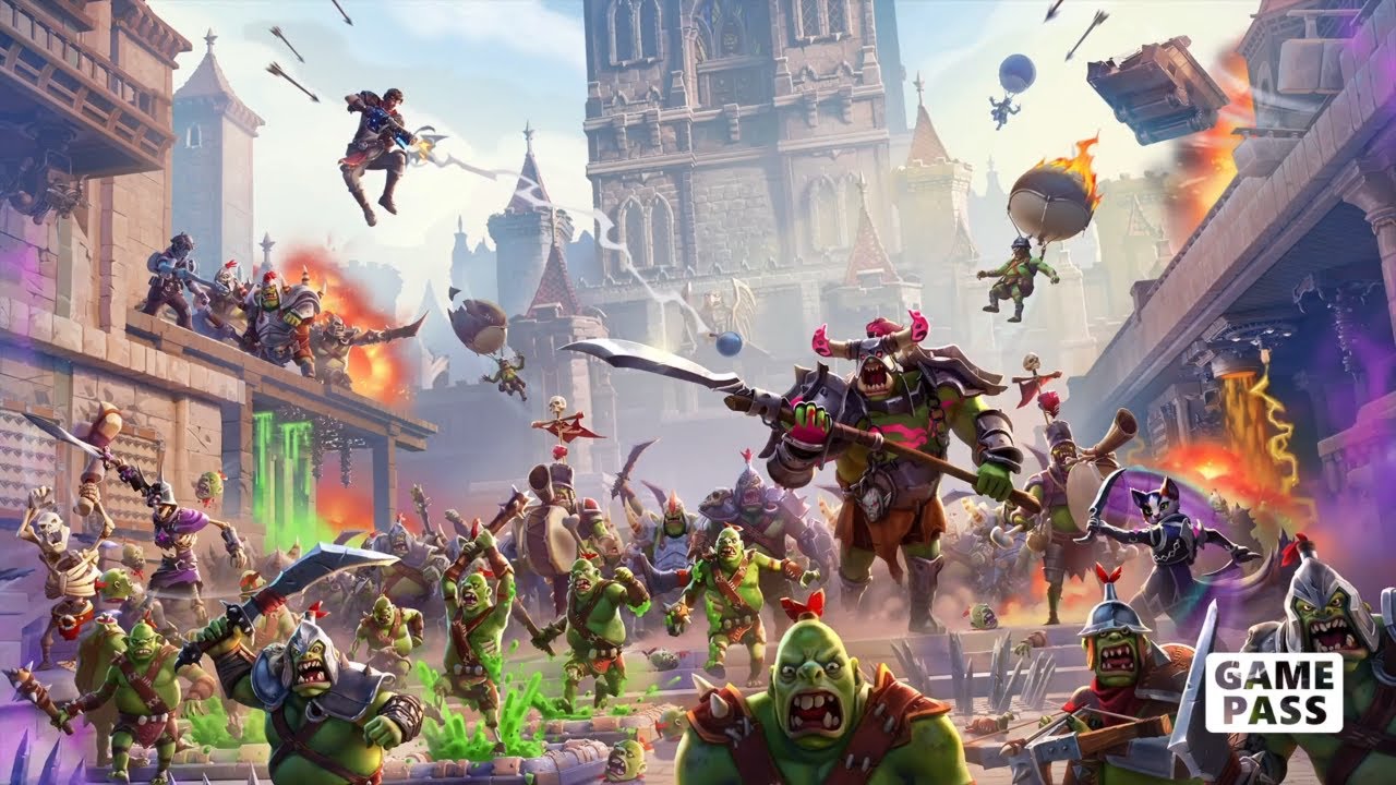 Orcs Must Die! Deathtrap - Microsoft Xbox Series S/X - Intro & Title Screen