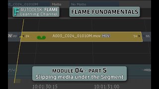 Flame Fundamentals - Module 4 - Part 05 - Slipping media under the Segment