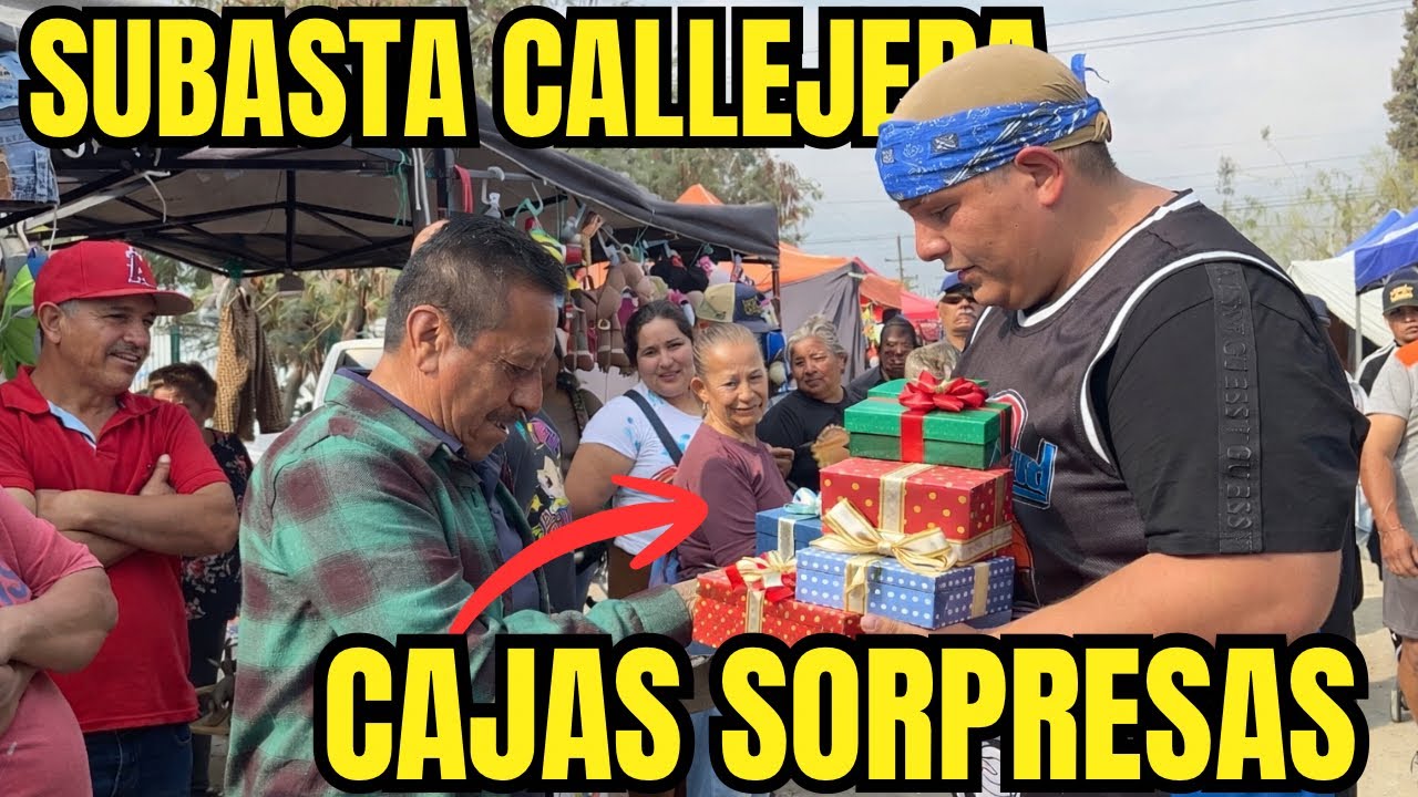 CAJAS SORPRESAS EN SUBASTA CALLEJERA - ¿Qué hay adentro?