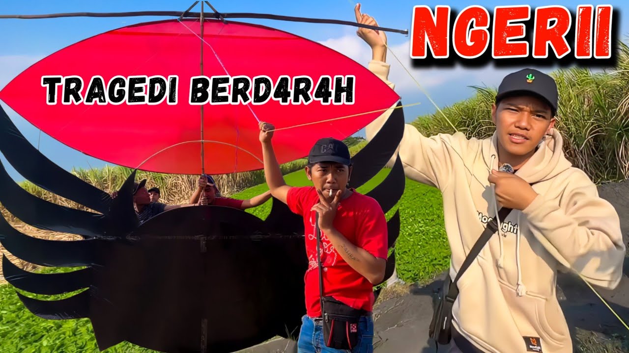 KOPDAR JOMBANG TRAGEDI BERD4R4H !!! Full layangan big size