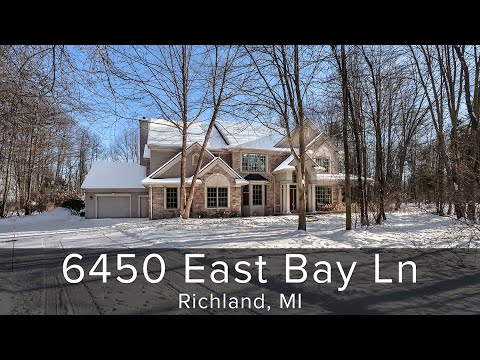 6450 East Bay Ln, Richland, MI home video tour