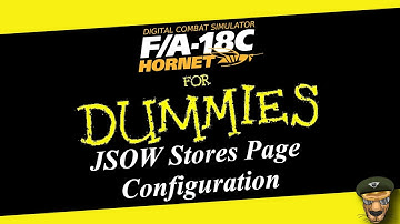 DCS - F/A-18C Lot 20 Hornet JSOW Stores Page Configuration
