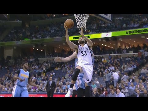 Marc Gasol Reverse Dunk Nuggets Vs Grizzlies November 8 2016 2016 17 NBA Season
