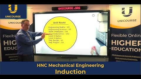 HNC Mechanical Engineering Induction | UniCourse