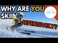 How to parallel turn  offensive and defensive skiing