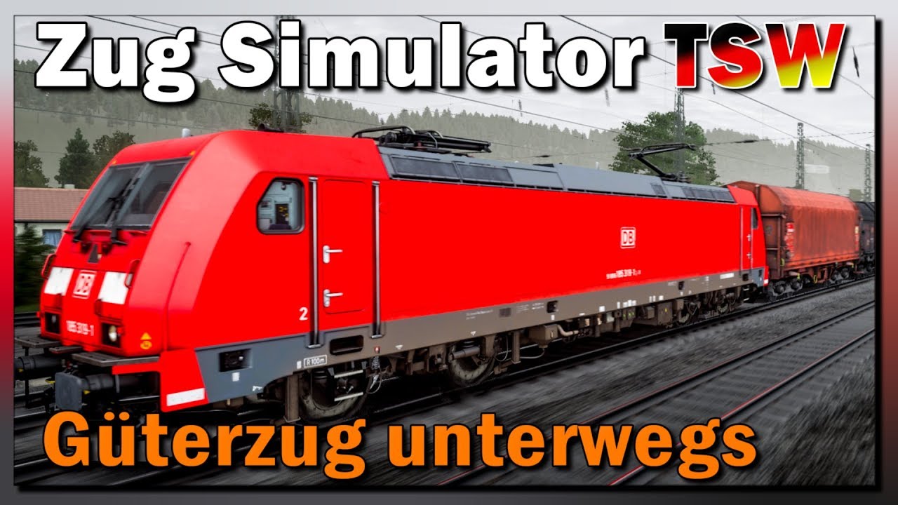 ZUG SIMULATOR TSW ► BR185 mit GÜTERZUG nach HAGEN | Train Sim World deutsch [s1e2] gaming logo