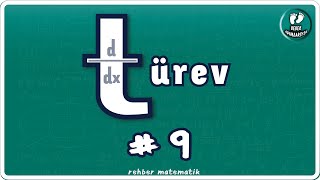 TÜREV 9 | Bebek Adımları |  Rehber Matematik #bebekadımları