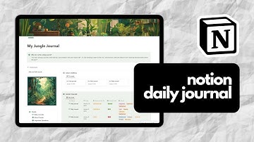 Notion Journal & Mood Tracker Template Walkthrough | Keep it Simple and Organized!