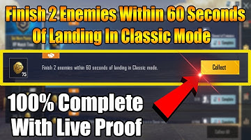 Finish 2 Enemies Within 60 Seconds Of Landing In Classic Mode