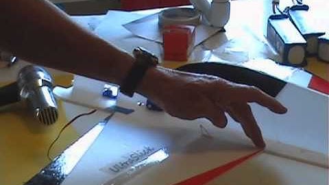 KickAssAirCraft com - Ultra Slick build video #6 (Control horns, z bends,)