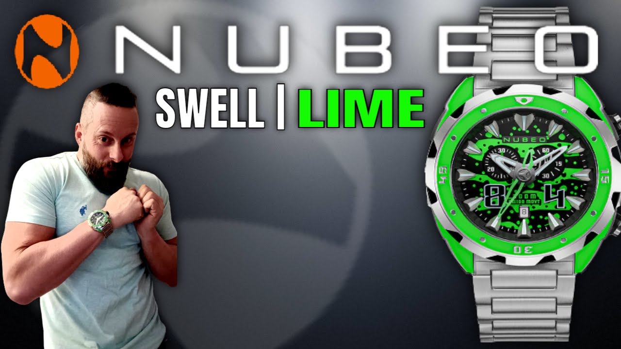 Часы Nubeo Swell: красочное и вневременное сочетание дизайна и инженерного мастерства.