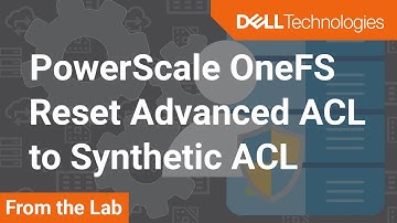 Rollback from advanced ACL to Synthetic permission using CHMOD on PowerScale OneFS