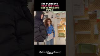 Noah & Demitra FUNNIEST Sibling-Coded Moments Part 2! 😂 #kalogeras #demitrakalogeras #noahrisling