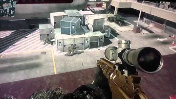 Mw3 awesome trick shot on terminal