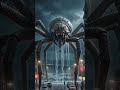 The Giant Spider Terrorizes the CityColossal Spider Attacks the City
