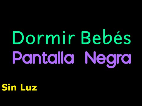Música para Dormir Bebés Profundamente 🌙  Pantalla Oscura  😴 Pantalla Negra para Dormir #2