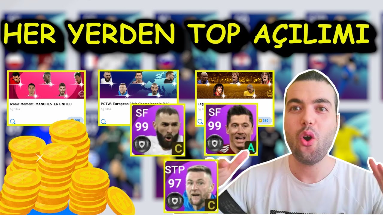 HER YERDEN TOP AÇILIMI & FANS CHOİCE ÖNCESİ POTW ( Pes 2021 Mobile )