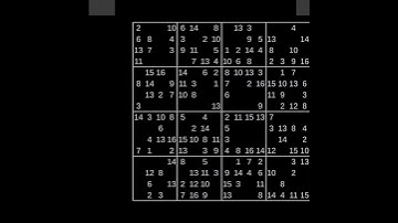 Sudoku 16 tip pan and zoom #Shorts