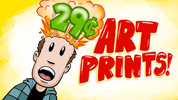 How To Make and Sell Cheap Art Prints Starting at 29 Cents!