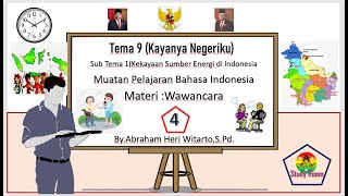 Video ini berisi tentang pembelajaran tema 9 (kayanya negeriku) sub 1
(kekayaan sumber energi di indonesia) materi pelajaran wawancara untuk
anak sd kel...