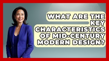 What Are The Key Characteristics Of Mid-Century Modern Design? - Graphic Design Nerd