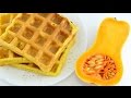Тыквенные вафли ☆ Pumpkin waffles