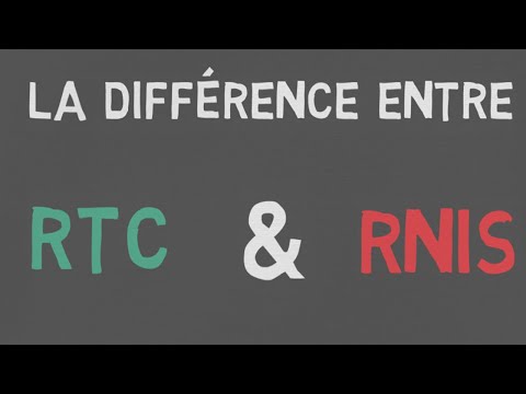 La différence entre RTC et RNIS [FR]