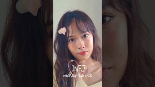 INFJ makeup 🌱 #makeuptutorial #makeup #mbti #infj #art #artist