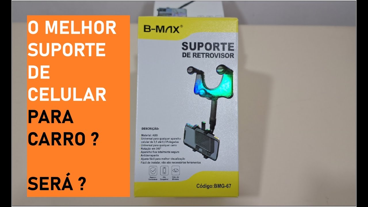 SUPORTE DE CELULAR PARA RETROVISOR DE CARRO