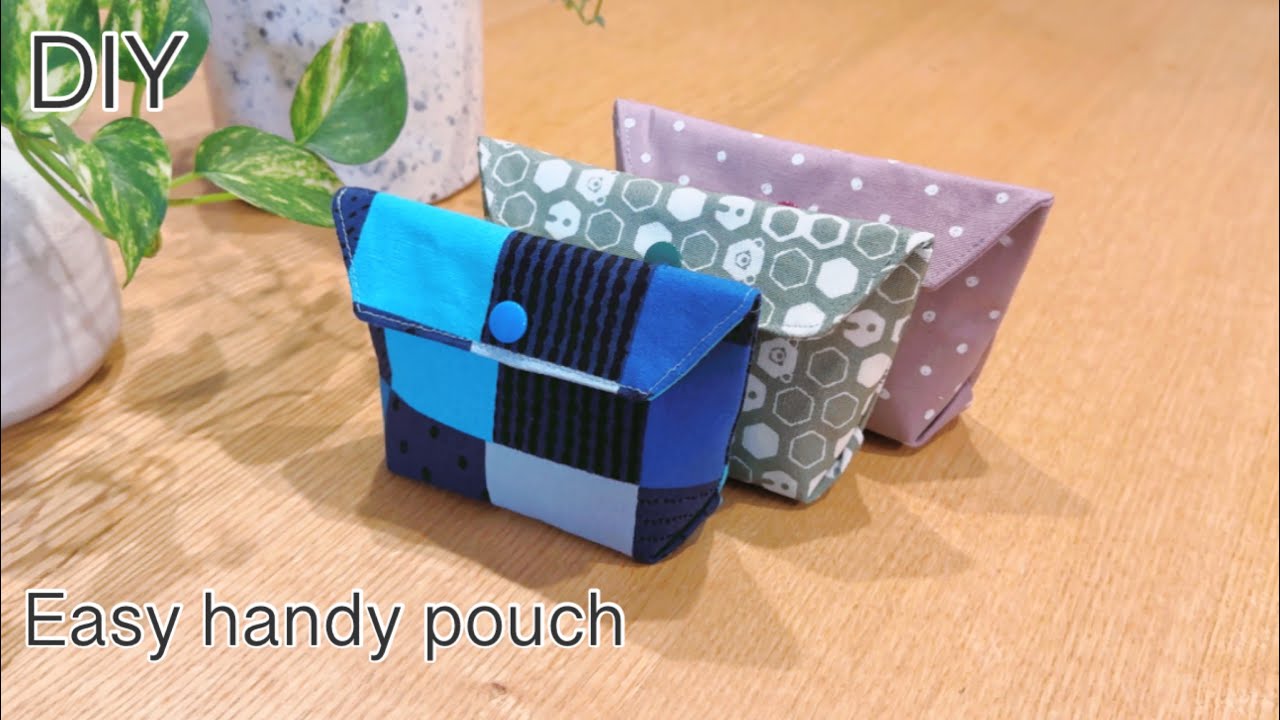 ☆オシャレでかわいい小物入れ 可愛い小さな小物入れ簡単作り方, How To Make Mini None Zippered