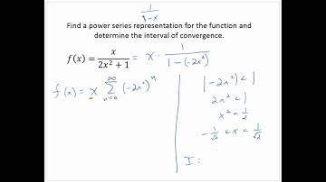 Representations of Functions as Power Series
