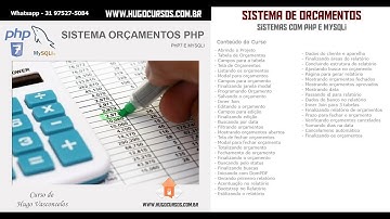Sistema de Orçamentos PHP7 - Aula 08 - Campos para orçamento