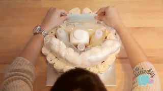 How to Make a Nappy Cake How to Make a Nappy Cake