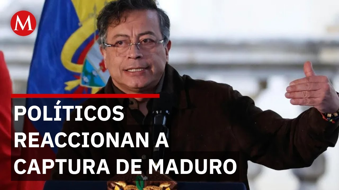Políticos reaccionan a ataques de EU en Venezuela y captura de Maduro
