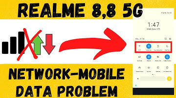 Realme 8,8 5g : Network problem & Mobile data not working problem