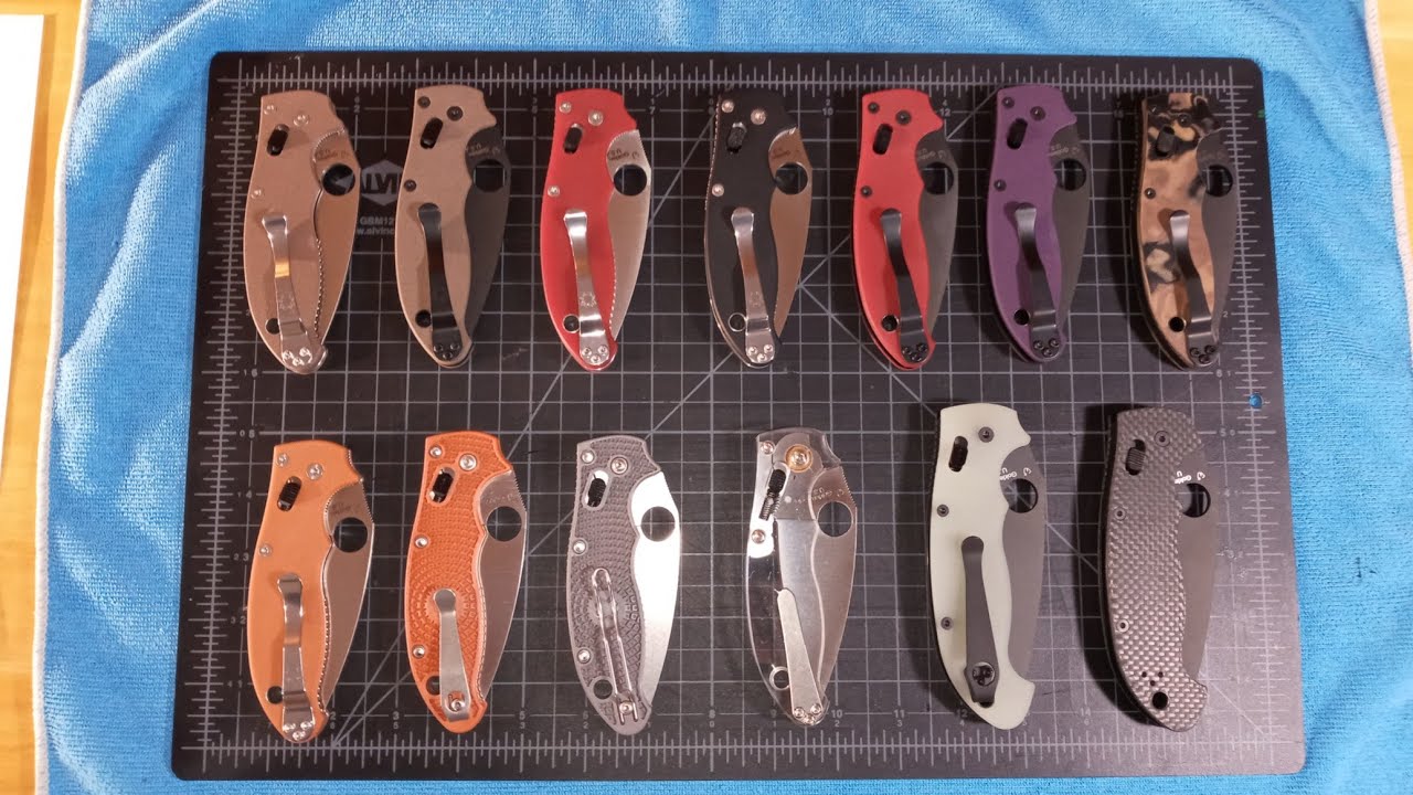 Spyderco Manix 2 Collection: Exclusive And Sprints Knife Video