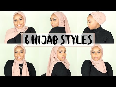6 SIMPLE HIJAB STYLES USING 1 SCARF | Aysha Abdul