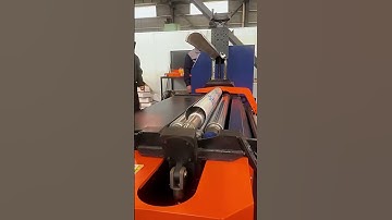 cnc servo 4 roller bending machine for small diameter cylinder